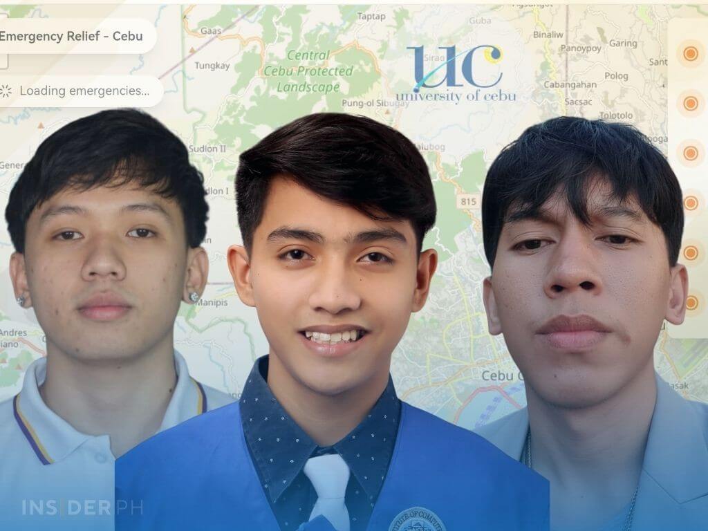 From left: Ralph Adriane Dilao, Clint Alonzo and Vince Clave Igot 