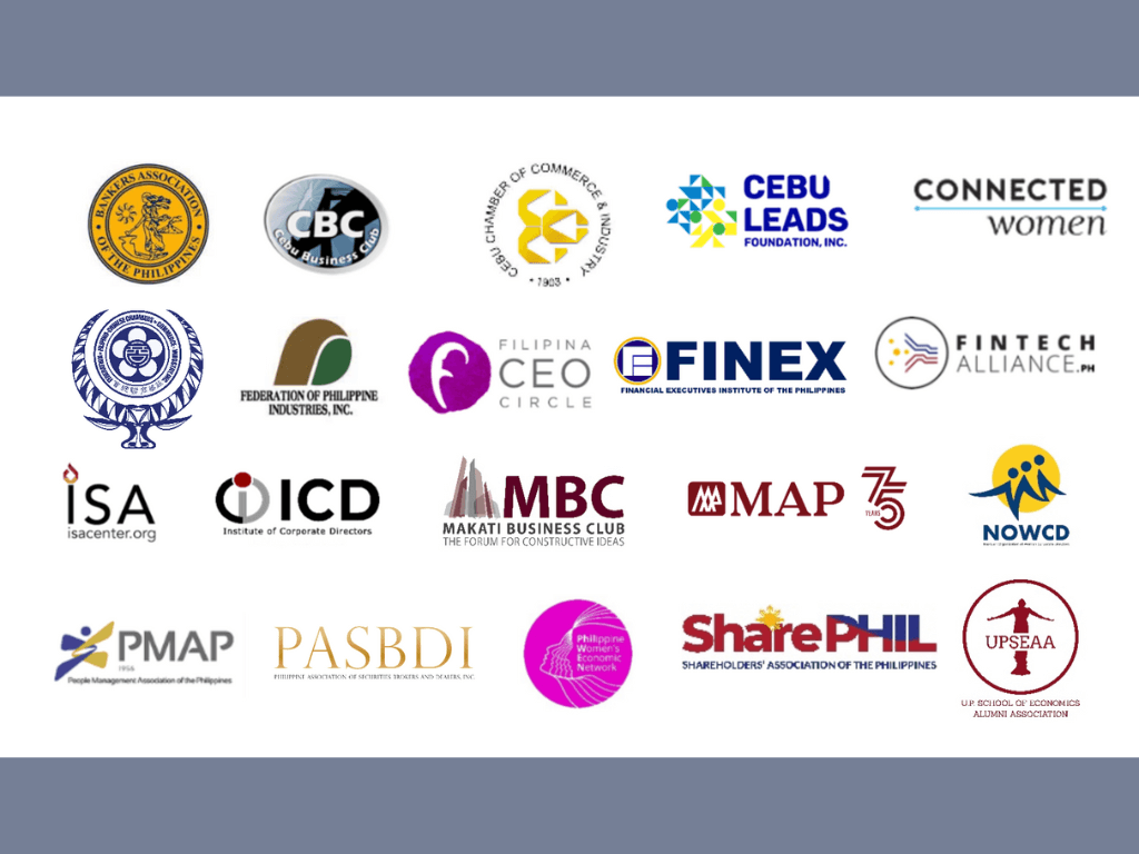 The business groups that were signatories to the petition.