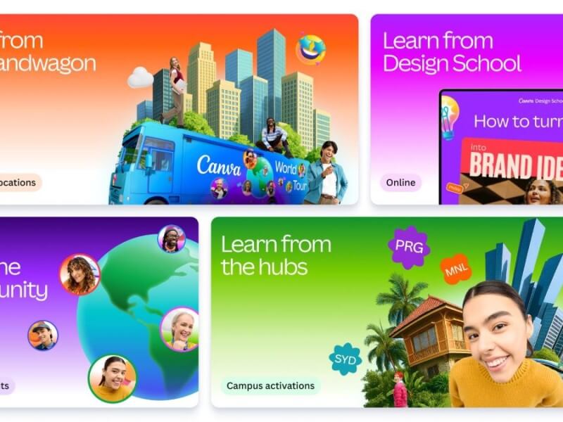 One in five internet users in the Philippines use Canva’s tools to create professional-level designs that spark creativity and foster collaborative learning across communities. | ​Contributed  (Click to view full image)