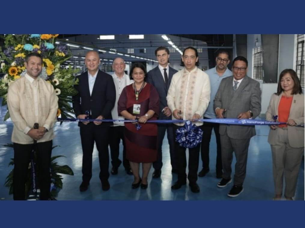 &nbsp;From left: NanoForge co-founder Victor Aliwalas, NanoForge co-founder Paul Rivera, American Chamber of Commerce chair Donald Felbaum, Carmona Cavite Mayor Dahlia Loyola, Swedish Trade Commission Johan Lennefalk, NanoForge CEO and co-founder &nbsp;Michael Hansson, Medify Air COO Louis Holder, Medify Air senior executive Ferdinand Piano, Peza Deputy Director General Vivian Santos | Contributed photo