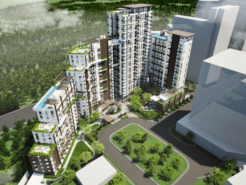 An aerial perspective of One Manresa Place in Cagayan de Oro | Contributed photo