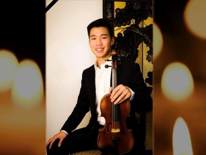 Kingston Ralph Cheng is also known for his musical talent. He played the &nbsp;violin and was part of a string orchestra. /Contributed photo