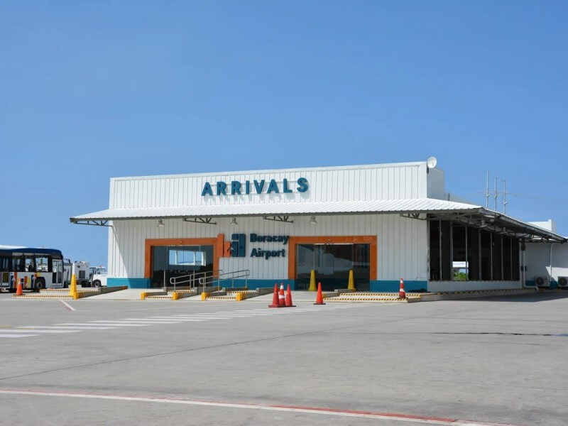 Boracay Airport has a basic passenger terminal, but its long runway can accommodate larger aircraft such as the Airbus A320, allowing airlines to carry more passengers per flight. The longer runway capacity has helped the island attract millions of visitors annually./Image from SMC&nbsp;
