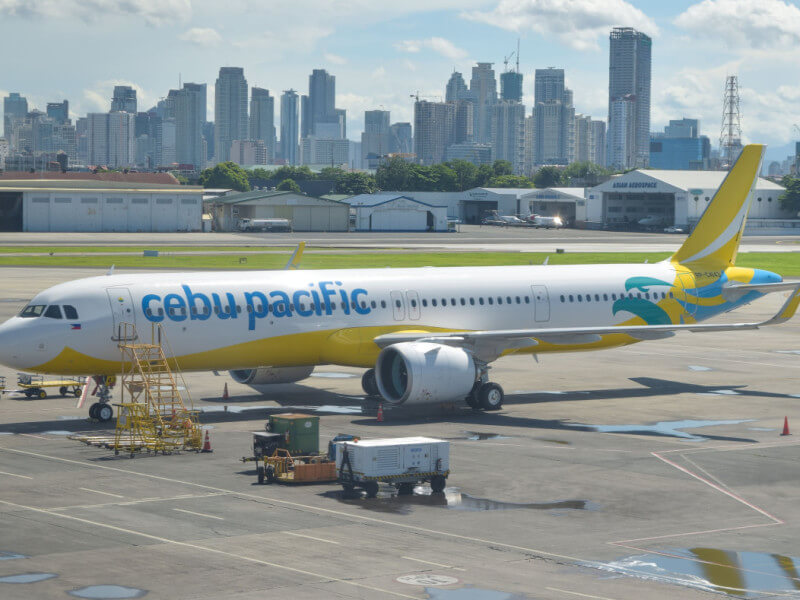 Cebu Pacific took delivery of an A321neo, part of an existing order of planes, early this month. 