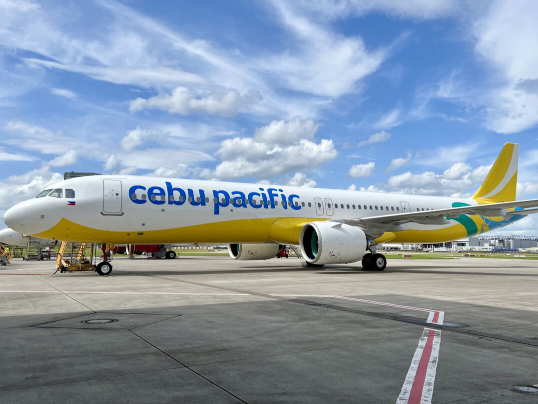 The Airbus A321neo ("Neo" for "New Engine Option) — similar to this one delivered to Cebu Pacific last year — uses more efficient Pratt & Whitney turbofans that consume less fuel and result in larger savings for the operating airline. CLICK ON PICTURE TO SEE FULL IMAGE (Photo courtesy of Cebu Pacific)