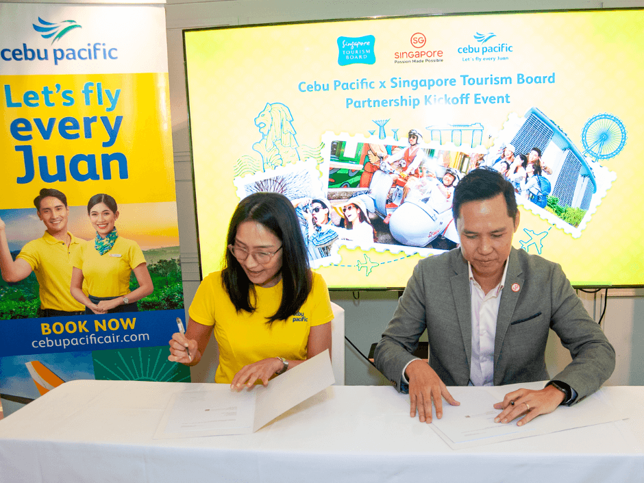 Cebu Pacific wants to fly more Filipinos between the Philippines and the city state through its partnership with the Singapore Tourism Board.