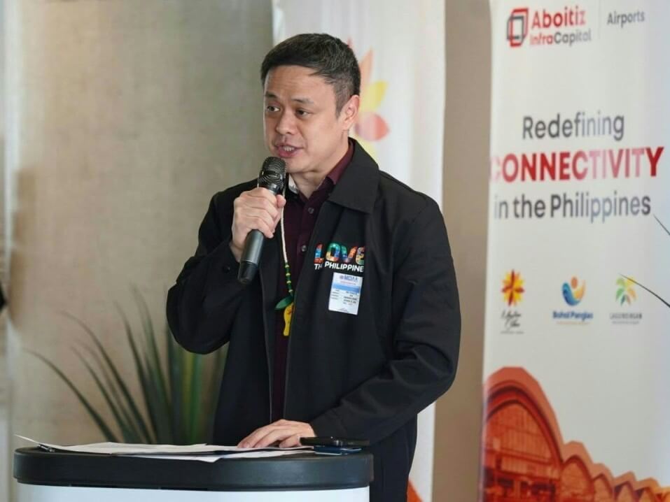 Tourism Undersecretary Stanley Ng delivers a message during the launch of the Discover the Visayas, Fly via Cebu campaign. | Contributed photo&nbsp;
