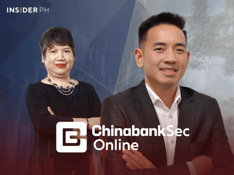 Outgoing China Bank Securities chief Marisol Teodoro with incoming president Ronald Emmanuel A. Co.&nbsp;