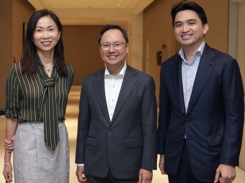 Citi head of emerging markets economics and chief Asia economist, Johanna Chua with CitiPhilippines CEO and banking head, Paul Favila and markets head, Wilmer Bautista./Photo from Citi&nbsp;