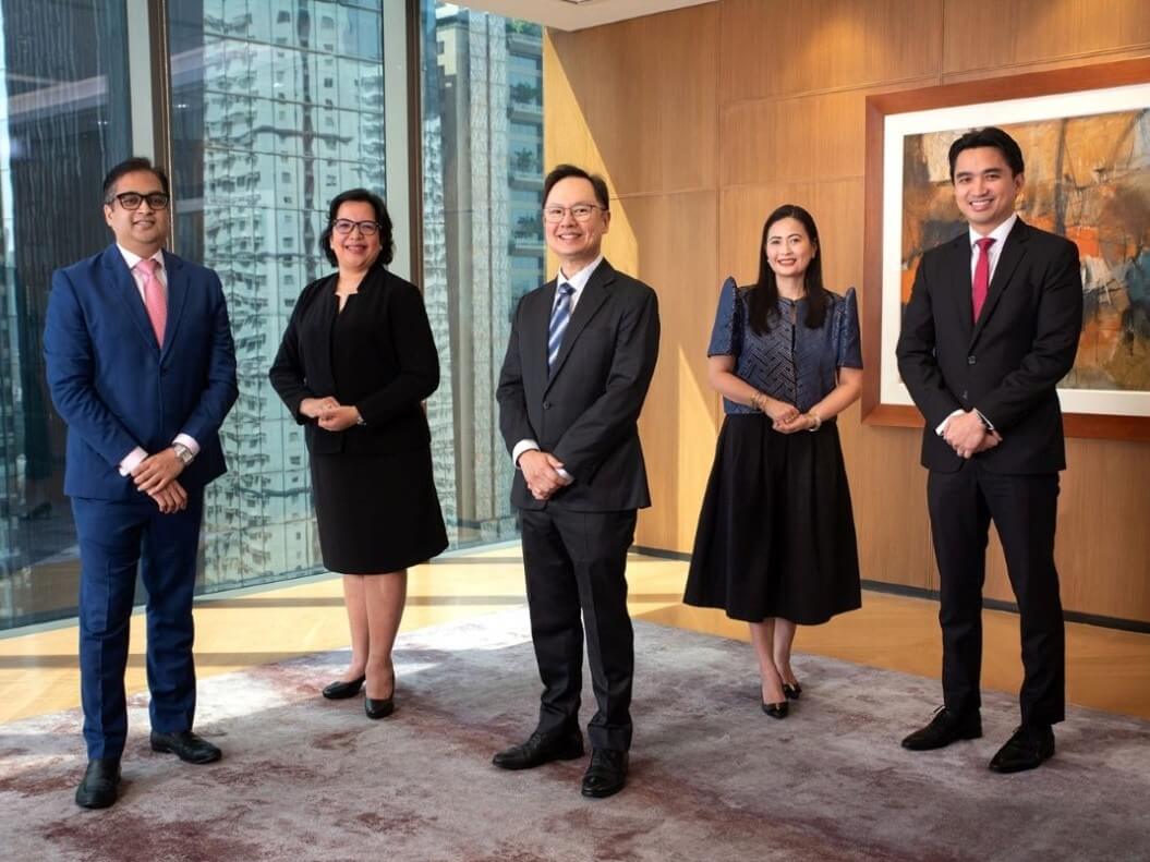 Citi Philippines corporate banking head Manish Bajaj, services head Arlene Nethercott, Philippines country head and banking head Paul Favila with investor services head Tiffin Tanseco and markets head Wilmer Bautista.  | Contributed photo
