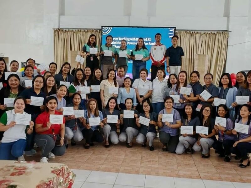 EMPOWERED EDUCATORS: Over 300 participants from DepEd Sta. Rosa and Calamba completed the Khan Academy Philippines training program in partnership with City Savings Bank on Nov. 28 and Dec. 4, 2025. ​| Contributed photo