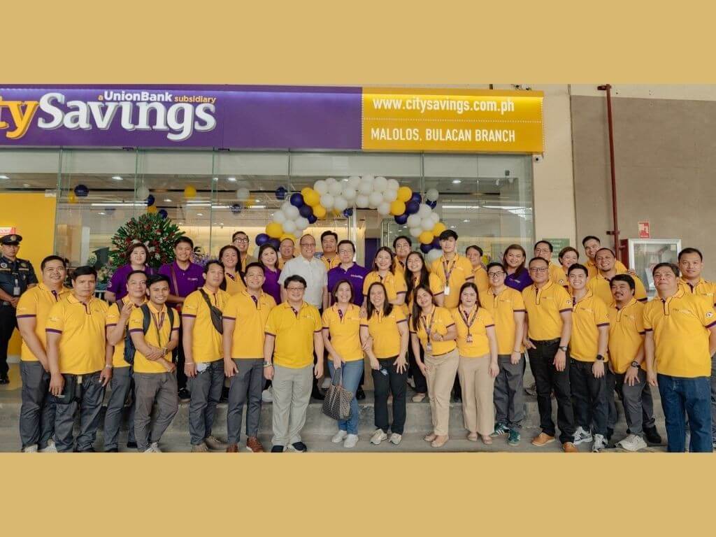 City Savings Bank achieves new milestones in 2025 with five new locations in Luzon and a strategic branch upgrade in Visayas bringing its total branch network to more than 150 nationwide. City Savings Bank president and CEO Manuel Santiago Jr. (second row, fifth from left) and EVP- head of operations Joebart Dator (second row, sixth from left) lead the inauguration of its 150th branch in Vista Mall, Malolos City, Bulacan. | Contributed photo