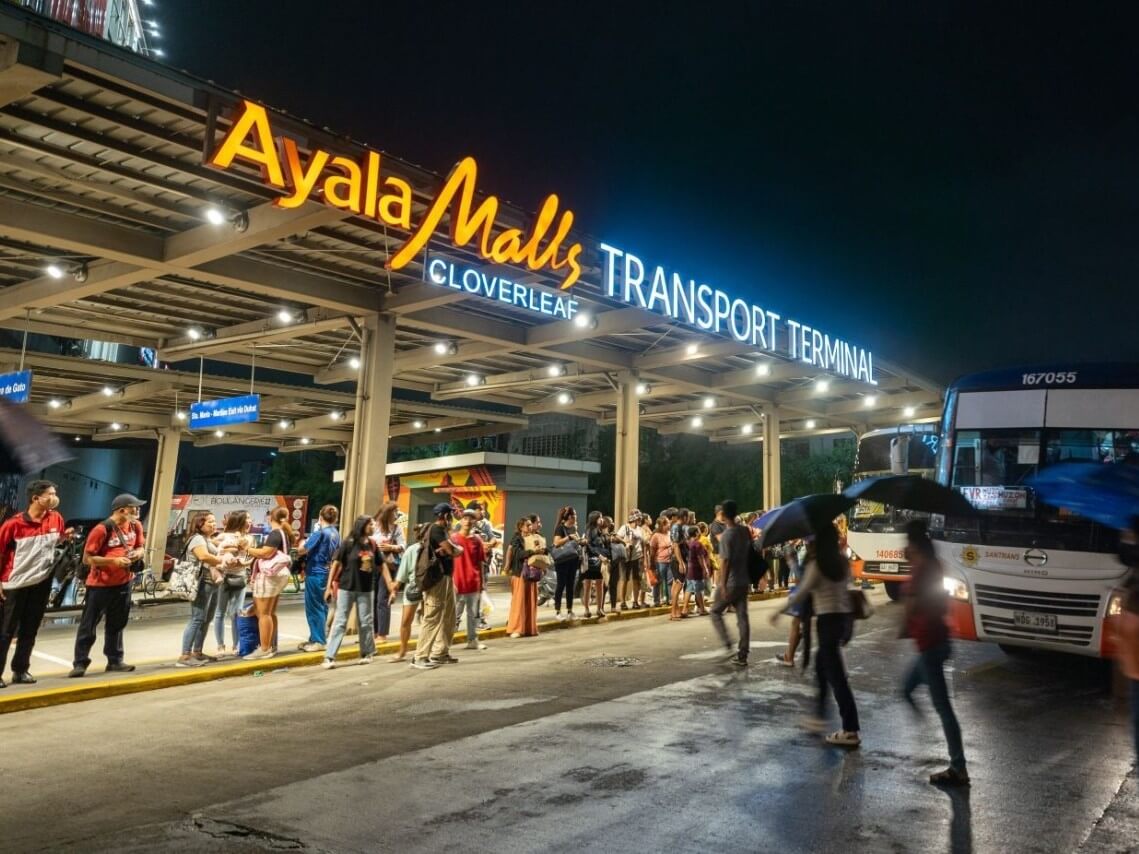 A transport terminal at Cloverleaf in Balintawak links commuters to major roads and rail lines, supporting access across Metro Manila and nearby provinces. | Contributed photo