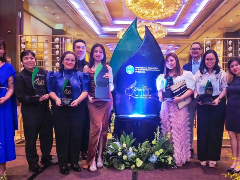 (From left) Jenny Rose Guimeroy, project manager; Pol Villanueva, art director; Nica Roque, account director; Eric Cabahug, creative director; Marielle Manahan, data analyst/ researcher; Charlotte Reyes, managing director; Abel Riototar, senior project manager; Carmela Linco, writer./ Contributed photo (Click to view full image)