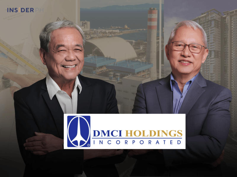 DMCI chair, president and CEO Isidro Consunji with CFO Herbert Consunji.&nbsp;