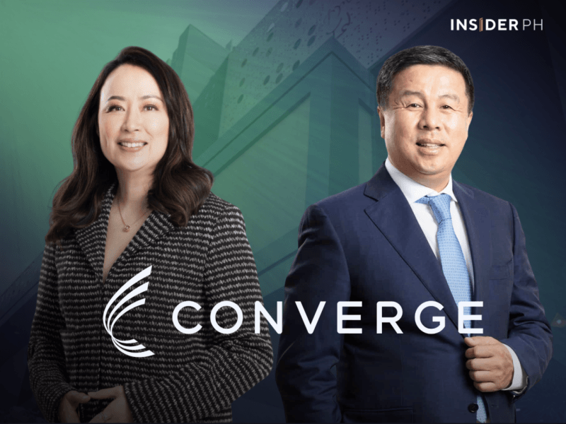 Converge ICT co-founders Maria Grace Uy and Dennis Anthony Uy.&nbsp;