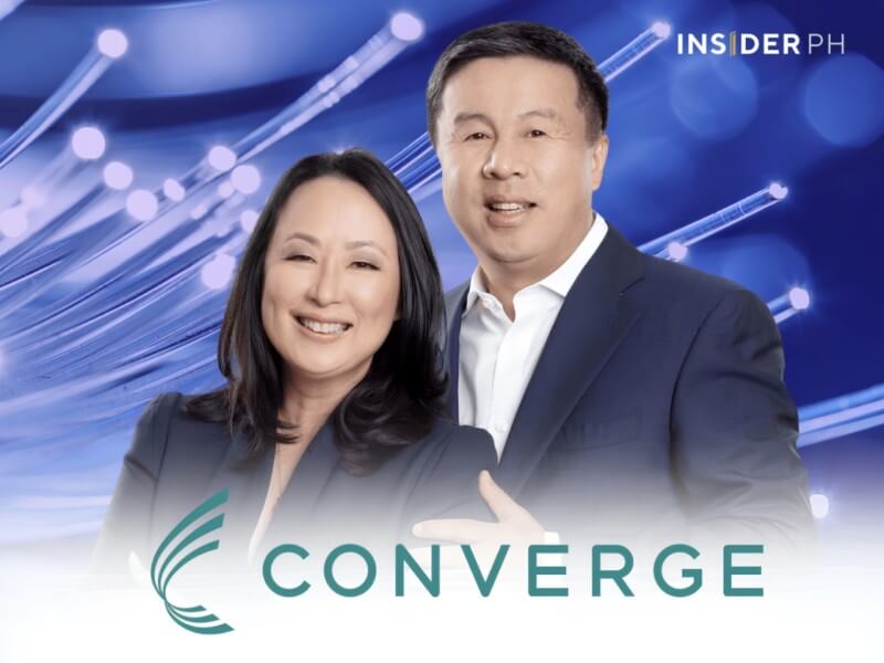 Converge ICT co-founders Maria Grace Uy (president and chief resources officer) and Dennis Anthony Uy (CEO).&nbsp;