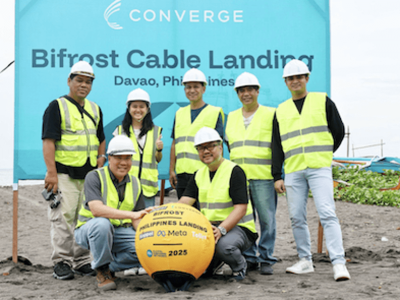 The Bifrost Cable System makes landfall in Davao, marking Converge ICT’s first direct transpacific link to the United States, a major milestone in transforming the Philippines into a global digital gateway./Photo by Converge 