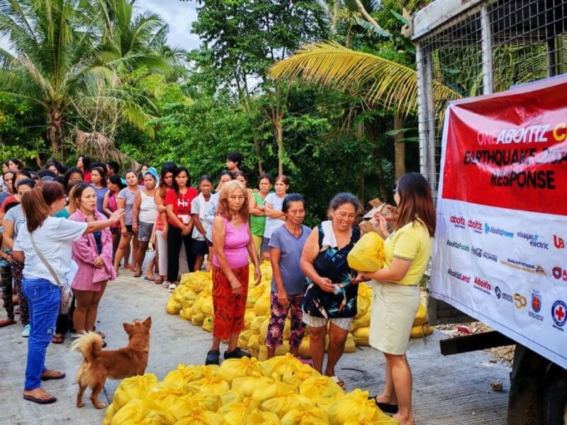 The Aboitiz Group promptly deployed its resources and personnel to provide relief goods and vital supplies to families impacted by the magnitude 6.9 earthquake in Cebu. | Contributed photo