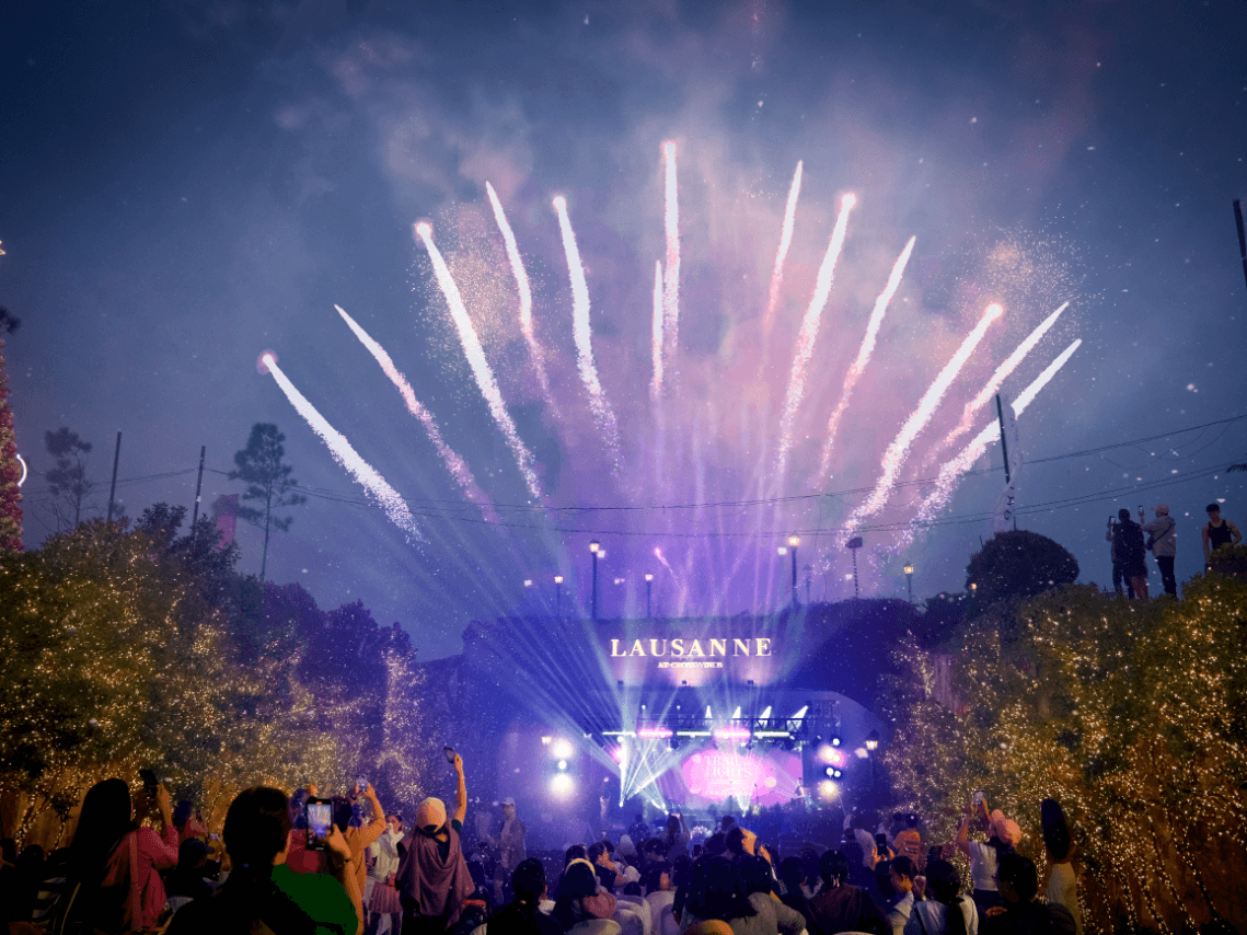 A fireworks display that brightened the Tagaytay skyline | Contributed photo