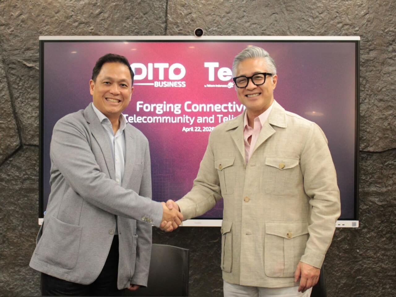 Telin&rsquo;s Kharisma and DITO Telecommunity&rsquo;s Atty. Adel A. Tamano formalize a strategic partnership aimed at strengthening regional connectivity across Asia. | Contributed photo