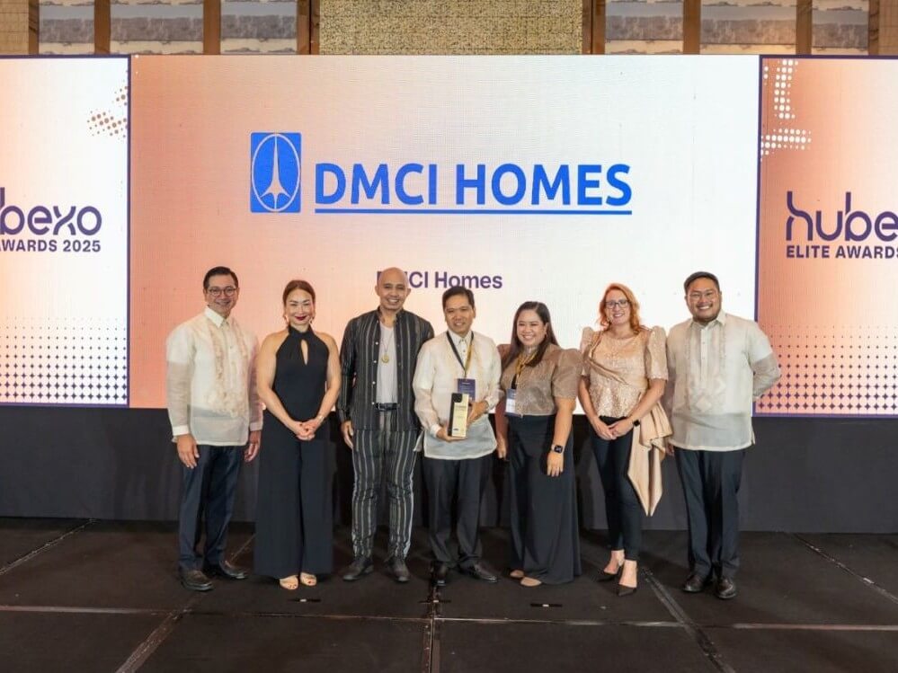 DMCI Homes honored with Elite Award at Hubexo Asia Awards | Contributed photo