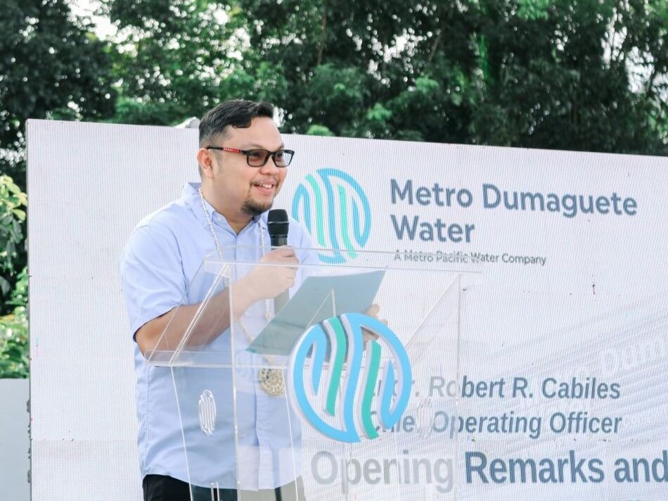 Engr. Robert R. CabilesCOO, Metro Dumaguete Water