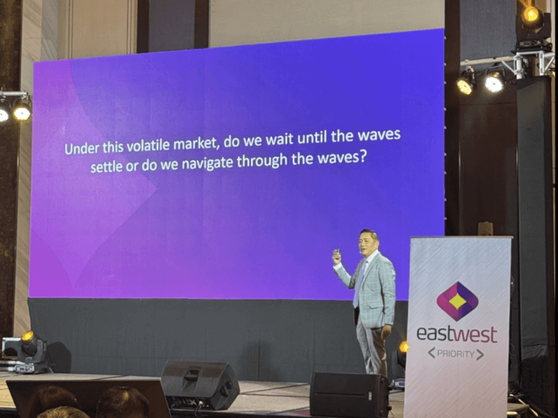 Bede Gomez, EastWest&rsquo;s chief investment officer, shares strategies for navigating 2025&rsquo;s economic landscape, highlighting lower interest rates, reduced borrowing costs, and a projected 6.3 percent GDP growth./Photo from Eastwest&nbsp;