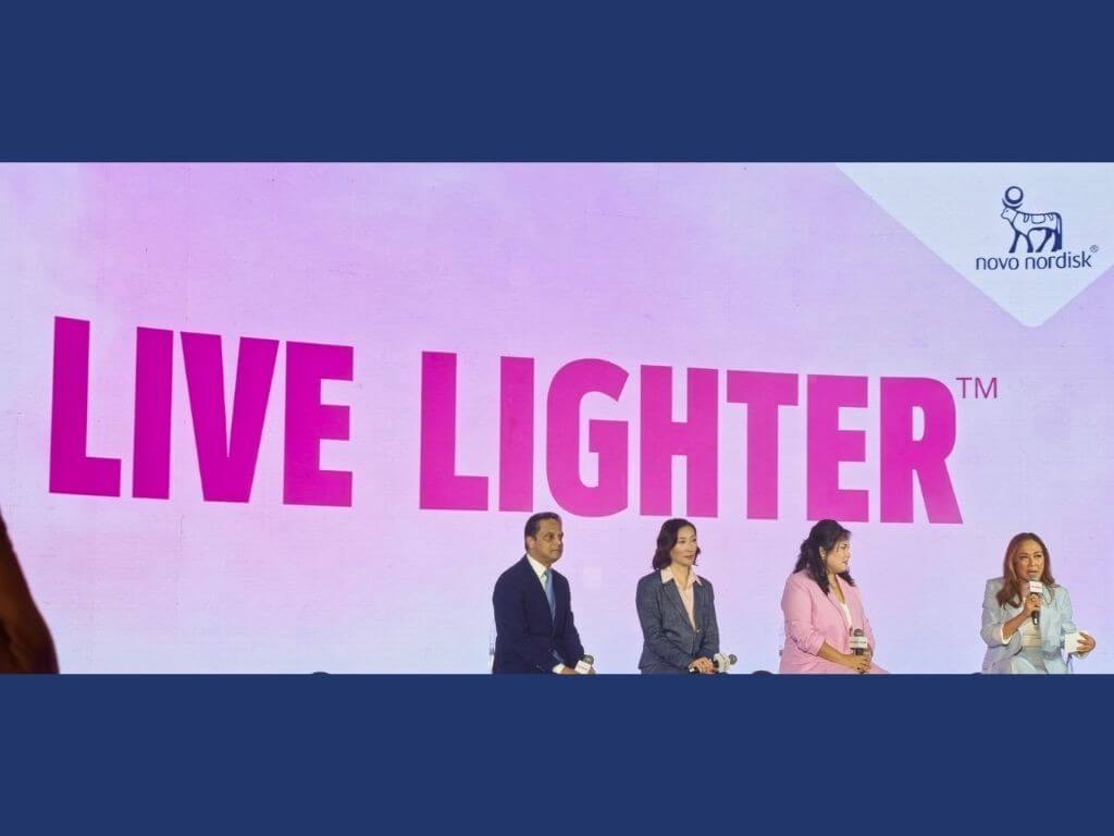 From left: Anand Shetty, Wei Sun, Dr. Christiana Vida Montefalcon, and host Karen Davila discuss the Live Lighter movement and science-based approaches to obesity care in the Philippines. | Photo by Vanessa Hidalgo