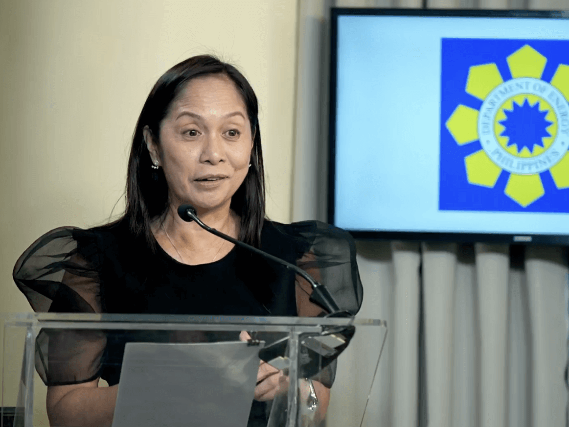 Energy Secretary Sharon Garin&nbsp;