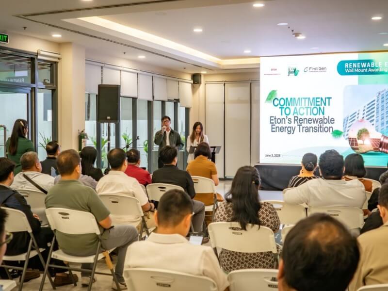 Representatives from Eton Properties and First Gen Corporation attend the "Commitment to Action: Eton's Renewable Energy Transition" ceremony in Makati City, marking Eton's shift to 100 percent renewable geothermal energy across 14 developments.| Contributed photo