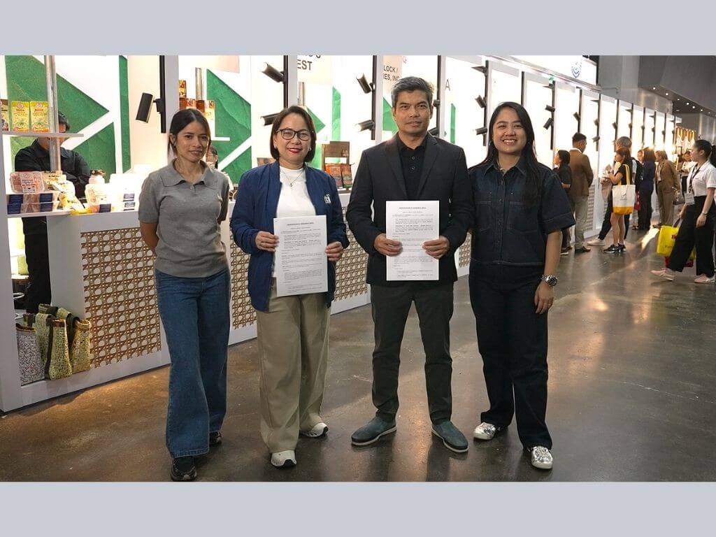 FAST Logistics Group and DTI Misamis Oriental strengthened their partnership to help MSMEs improve market access through stronger logistics and supply chain support. The agreement was signed by FAST CEO for Logistics Manuel L. Onrejas Jr. (third from left) and DTI Misamis Oriental Provincial Director Jesusa M. Abear (second from left) during IFEX Philippines 2026. | Contributed photo