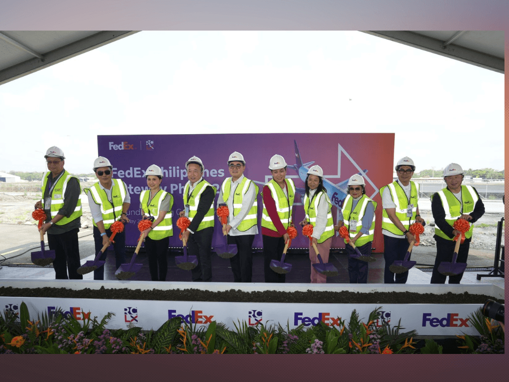 The groundbreaking ceremony brought together representatives from FedEx Philippines, its regional leadership, and key partners and stakeholders. | Contributed photo