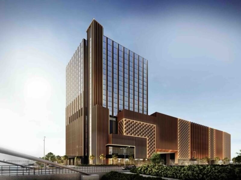 A perspective of Fili Hotel Bridgetowne, the homegrown luxury brand&rsquo;s first Metro Manila property, scheduled to open in the fourth quarter of 2027.