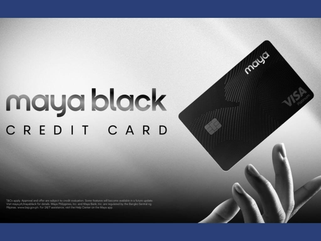 Maya said its new Black Card offers users a host of benefits including airline miles in partnership with Philippine Airlines and access to airport lounges./Contributed Photo
