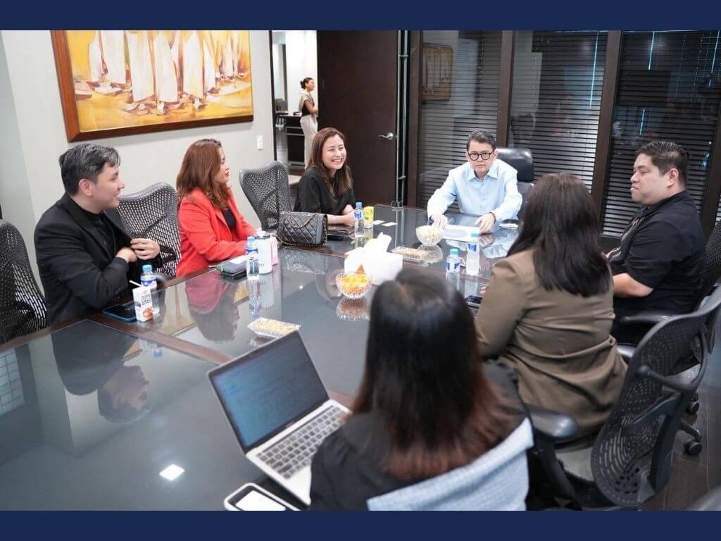 Leaders from Global Dominion and Go Negosyo meet to discuss collaborative initiatives aimed at empowering micro, small, and medium enterprises across the Philippines. | Contributed photo