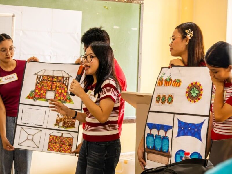 Students from Pantabangan National High School present their climate action project blueprints during the second Youth for Climate and Energy Leadership Summit organized by First Gen Corporation in Pantabangan, Nueva Ecija. The program aims to equip young leaders with the knowledge and skills to develop climate- and energy-related solutions for their schools and communities. | Contributed photo