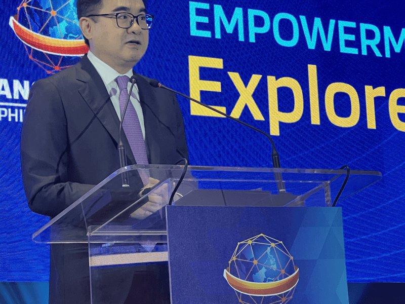 Frederick Go, Special Assistant to the President for Investment and Economic Affairs, speaks at the Franchise Asia Philippines 2024 ​business conference on Sept. 2, 2024.-Photo by Miguel R. Camus 