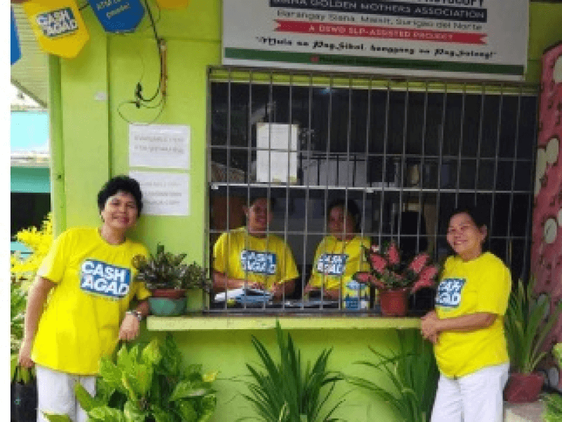 Women entrepreneurs of Barangay Siana. Members of the Siana Golden Mothers Association lead the way in changing families’ lives and uplifting their community through Cash Agad./ ​Photo from BDO