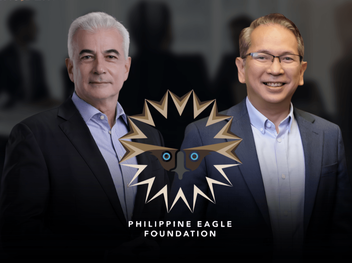 Ayala Corp's Fernando Zobel de Ayala and Atty. Carlos Luis Fernandez of Philippine Airlines