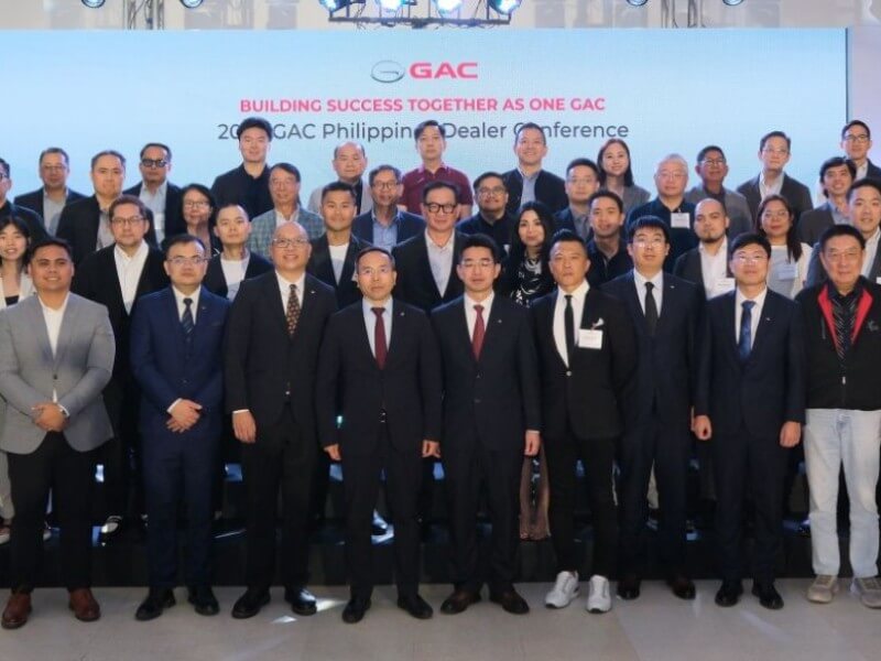 GAC International Philippines leaders stand with dealer partners at the 2026 Dealer Conference in Makati. | Contributed photo
