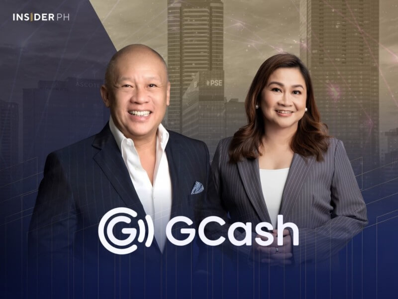 GCash chair Ernest Cu with president and CEO Martha Sazon.&nbsp;