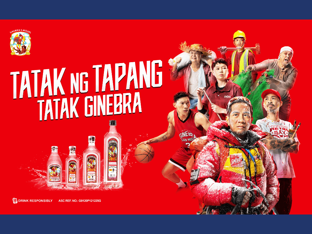 Ginebra's new marketing campaign poster./Contributed Photo