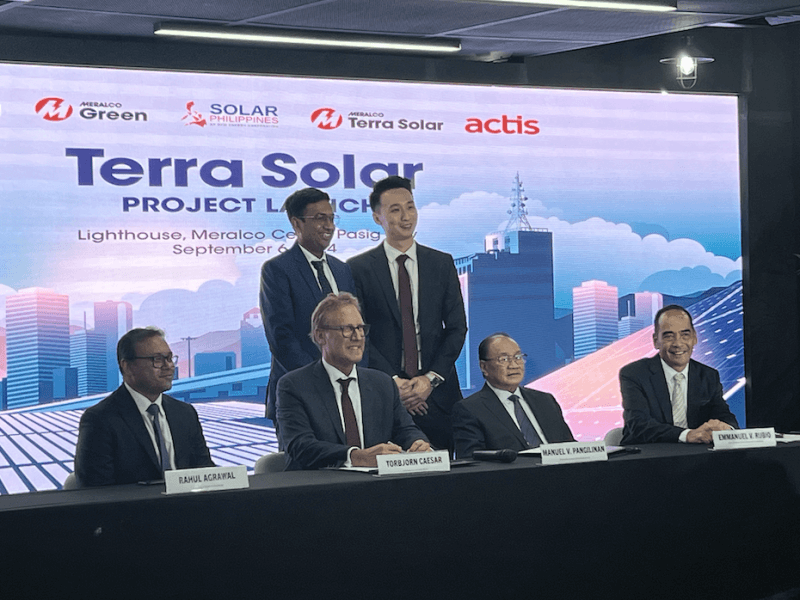 Actis is investing $600 million for a 40 percent stake in Terra Solar Philippines, which is develop the world’s largest solar and battery storage project.- ​Photo ​by Miguel R. Camus 