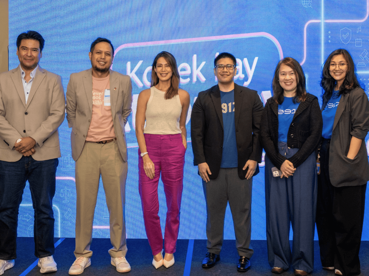 National Privacy Commission (NPC) Deputy Commissioner Atty. Juan Paolo F. Fajardo; Cybercrime Investigation and Coordinating Center (CICC) executive director Renato &ldquo;Aboy&rdquo; Paraiso; actress and advocate Angel Aquino; Globe legal counsel Atty. Joseph Malcontento; Globe chief compliance officer and senior vice president for legal and compliance Atty. Marisalve Ciocson-Co; and Globe compliance and governance director Atty. Patricia Hernandez. | Contributed photo
