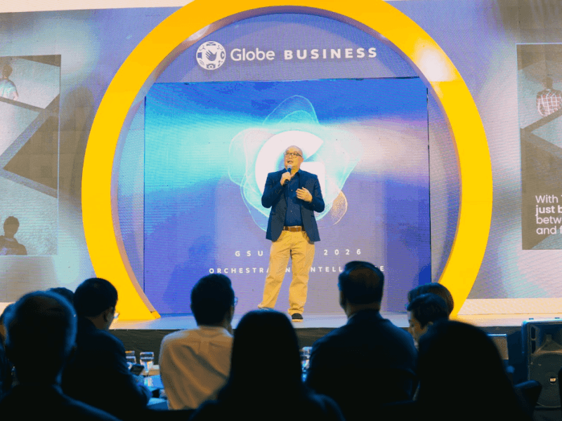 Globe Business vice president Glenn Estrella highlights how the Experience Rooms gave business leaders a clearer view of how networks, APIs, security, and AI work together as one coherent system.&nbsp;