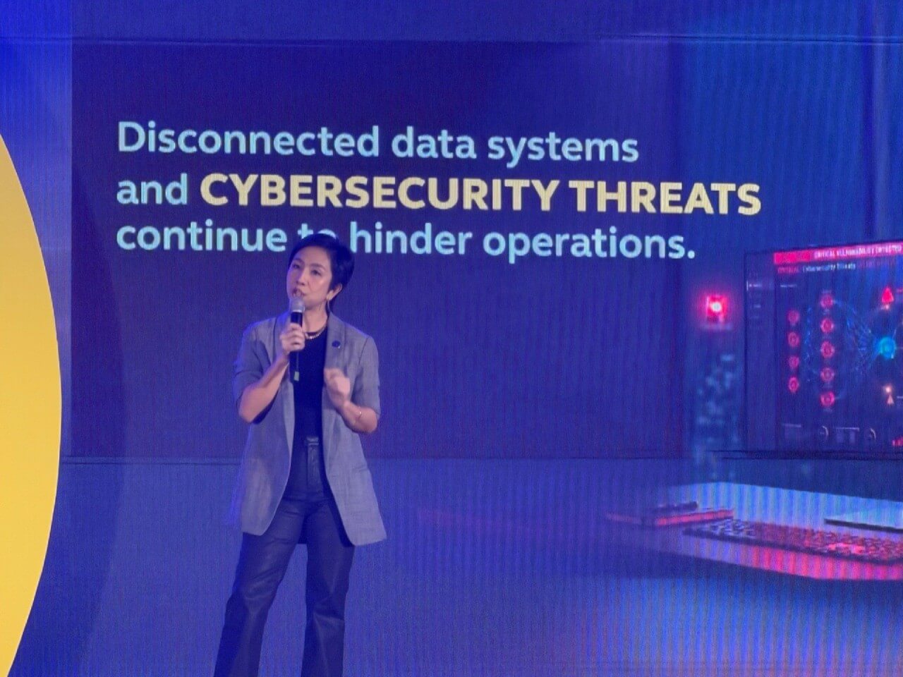 KD Dizon, chief marketing officer of Globe Telecom, speaks during the G Summit Cebu 2026, focusing on &nbsp;Globe Business&rsquo; push to move companies from conventional digital transformation to &ldquo;intelligent transformation.&rdquo;| Photo by Connie Fernandez-Brojan