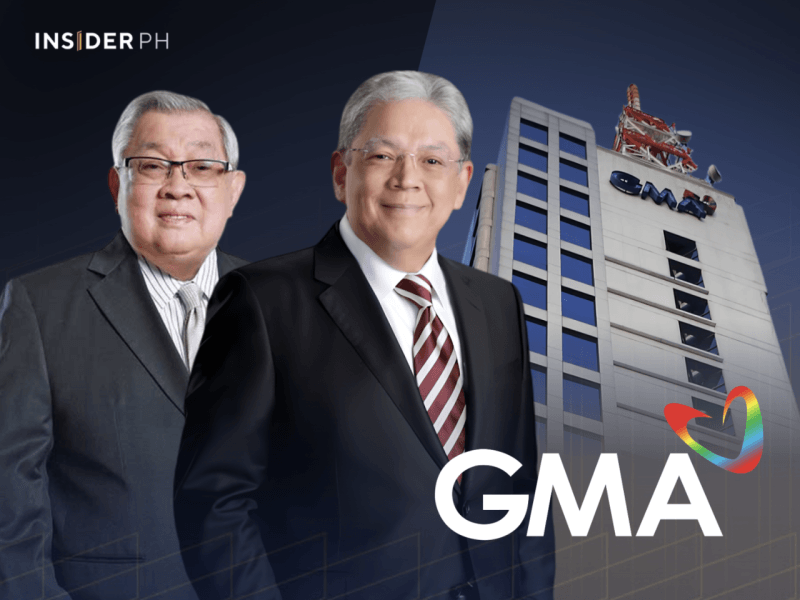 ​GMA ​Network chair Felipe Gozon with president and CEO Gilberto Duavit Jr.&nbsp;