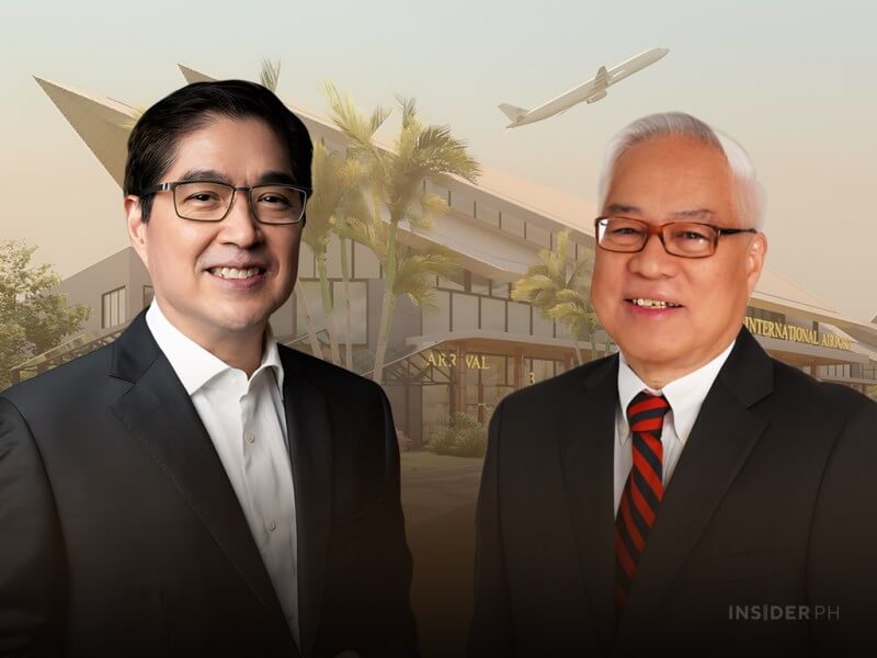 Filinvest's Jonathan Gotianun (left) with JG Summit's Lance Gokongwei 