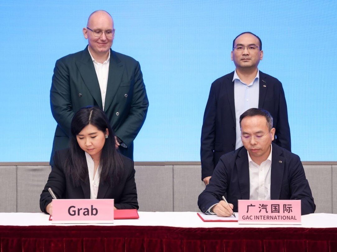 Grab and GAC signed a strategic cooperation agreement to deploy an initial 20,000 high-performance electric vehicles across Southeast Asia.| ​Contributed photo